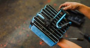 Car AC Evaporation system